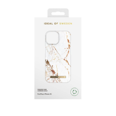 iDeal of Sweden - iPhone 15 Coque Carrara Gold