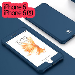 Coque FLOVEME 360° Protection angles renforcés Apple iPhone 6/6S Bleu