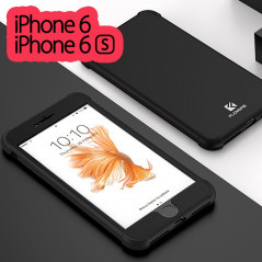 Coque FLOVEME 360° Protection angles renforcés Apple iPhone 6/6S Noir