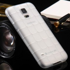 DUOPACK Coque Square Grid Samsung Galaxy S5 - Or
