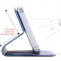 Pack Etui folio Floveme Geometric + Câble USB type-C Samsung Galaxy S8