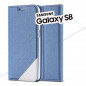 Pack Etui folio Floveme Geometric + Câble USB type-C Samsung Galaxy S8