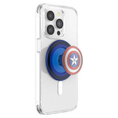 PopSockets - PopGrip Premium MagSafe Round Captain America
