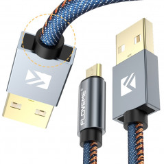 Câble USB type-C 1mt Floveme Denin Texture