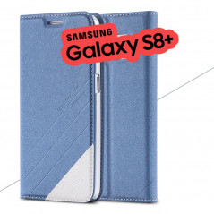 Pack Etui folio Floveme Geometric Series + Câble USB type-C Samsung Galaxy S8 Plus