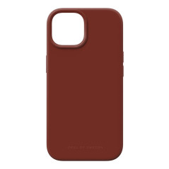 iDeal of Sweden - iPhone 15 Coque Silicone Dark Amber