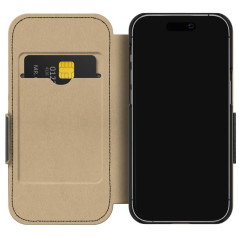 iDeal of Sweden - iPhone 15 Etui Folio Wallet Nero