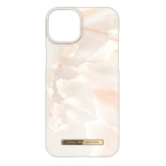 iDeal of Sweden - iPhone 15 Plus Coque Rose Pearl Marble