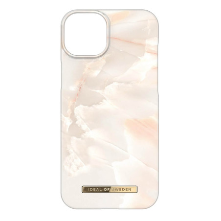 iDeal of Sweden - iPhone 15 Plus Coque Rose Pearl Marble