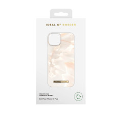 iDeal of Sweden - iPhone 15 Plus Coque Rose Pearl Marble