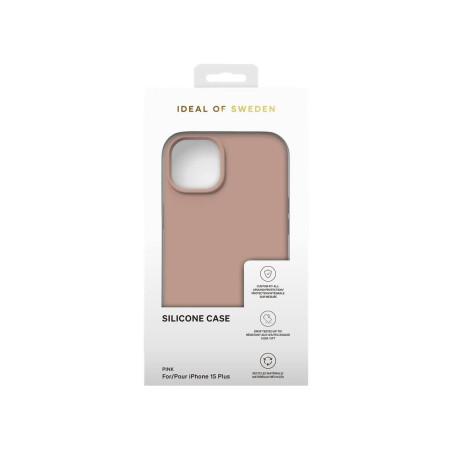iDeal of Sweden - iPhone 15 Plus Coque Silicone Blush Pink