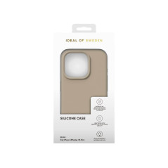 iDeal of Sweden - iPhone 15 PRO Coque Silicone Beige