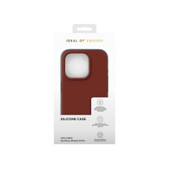 iDeal of Sweden - iPhone 15 PRO Coque Silicone Dark Amber