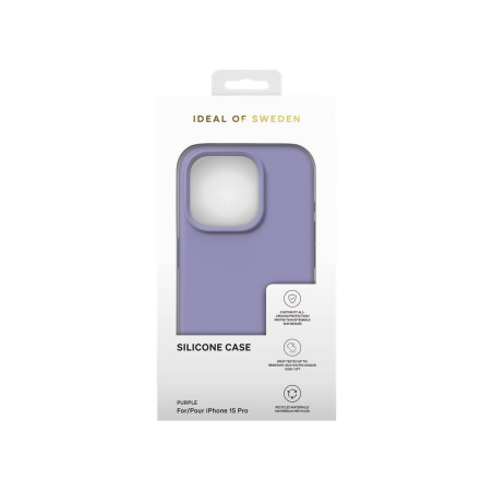 iDeal of Sweden - iPhone 15 PRO Coque Silicone Purple