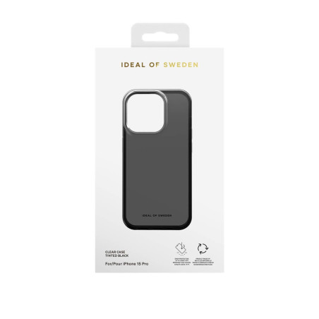 iDeal of Sweden - iPhone 15 PRO Coque Clear Case TInted Black