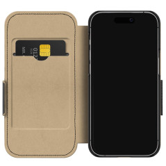 iDeal of Sweden - iPhone 15 PRO Etui Folio Wallet Nero