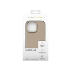 iDeal of Sweden - iPhone 15 PRO MAX Coque Silicone Beige