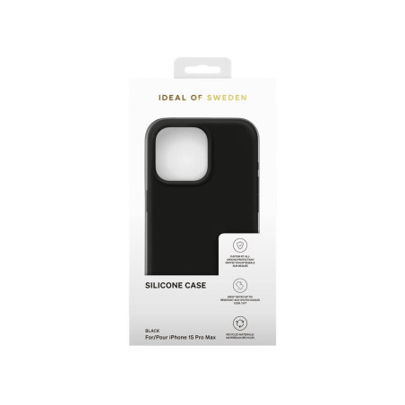 iDeal of Sweden - iPhone 15 PRO MAX Coque Silicone Noir