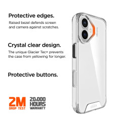 Eiger - iPhone 16 Coque rigide GLACIER Clair