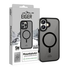 Eiger - iPhone 16 Coque rigide MountainAir MagSafe Noir