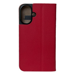 Mike Galeli -  iPhone 16 Plus Etui cuir MARC cherry tomato