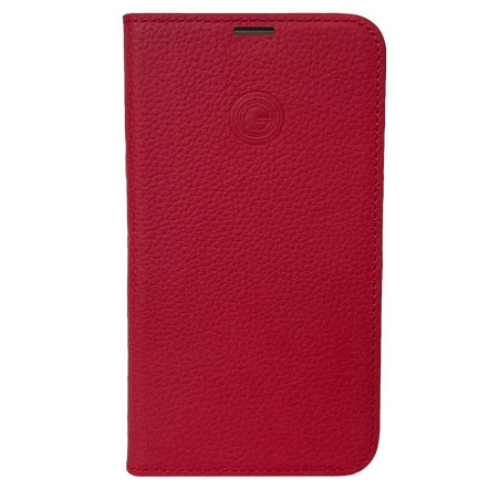 Mike Galeli -  iPhone 16 Plus Etui cuir MARC Rouge
