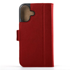 Mike Galeli -  iPhone 16 Plus Etui cuir FABIO cherry tomato Rouge FABIOIP16PLUS-04