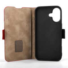 Mike Galeli -  iPhone 16 Plus Etui cuir FABIO cherry tomato FABIOIP16PLUS-04
