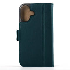 Mike Galeli -  iPhone 16 Plus Etui cuir FABIO rain forest (Bleu)