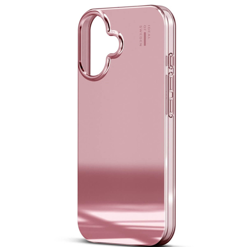 iDeal of Sweden - iPhone 16 Coque MagSafe Clear Case Mirror Rose Pink