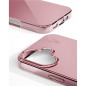 iDeal of Sweden - iPhone 16 Coque MagSafe Clear Case Mirror Rose Pink