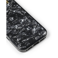 iDeal of Sweden - iPhone 16 Coque MagSafe PEARLIZED Noir pic1