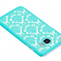 Coque rigide DAMASK FLORA Samsung Galaxy S7 Edge Vert