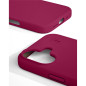 iDeal of Sweden - iPhone 16 Coque silicone MagSafe Cranberry