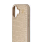 iDeal of Sweden - iPhone 16 Coque Vegan Leather MagSafe Warm Beige Croco