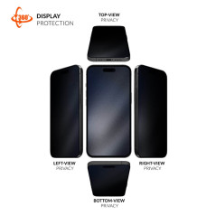 Eiger - iPhone 16 Plus/15 Plus/14 PRO MAX Protection écran MOUNTAIN GLASS PRIVACY EDGE 360 EGMSP00273