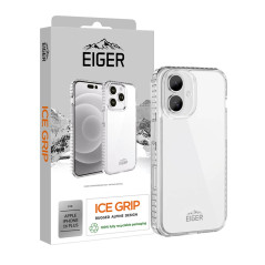 Eiger - iPhone 16 Plus Coque souple ICE GRIP Case Clair