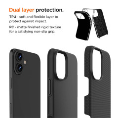 Eiger - iPhone 16 Plus Coque rigide NORTH Case Noir pic1