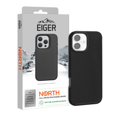 Eiger - iPhone 16 Plus Coque rigide NORTH Case Noir