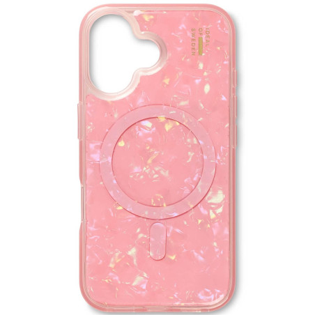 iDeal of Sweden - iPhone 16 Plus Coque MagSafe PEARLIZED Pink