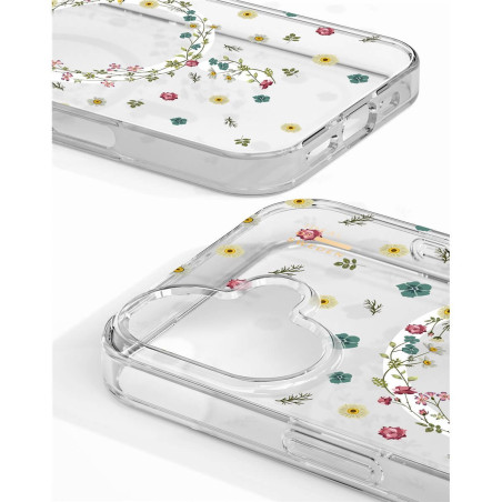 iDeal of Sweden - iPhone 16 Plus Coque MagSafe Clear Case PETITE FLORAL