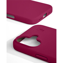 iDeal of Sweden - iPhone 16 Plus Coque silicone MagSafe Cranberry
