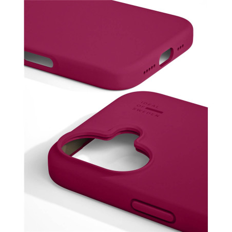 iDeal of Sweden - iPhone 16 Plus Coque silicone MagSafe Cranberry