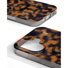 iDeal of Sweden - iPhone 16 Plus Coque Clear Case MagSafe TORTOISE
