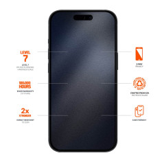 Eiger - iPhone 16 PRO Protection écran MOUNTAIN GLASS PRIVACY