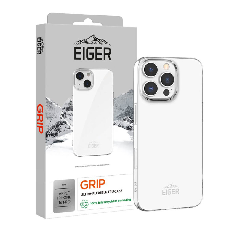 Eiger - iPhone 16 PRO Coque souple GRIP Case Eiger - iPhone 16 PRO Coque souple GRIP Case