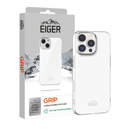 Eiger - iPhone 16 PRO Coque souple GRIP Case Clair (EGCA00617)