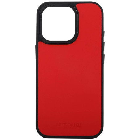 Mike Galeli -  iPhone 16 PRO Coque cuir MagSafe LUKA Rouge (cherry tomato)
