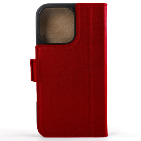 Mike Galeli -  iPhone 16 PRO Etui cuir FABIO cherry tomato (FABIOIP16PRO-04)