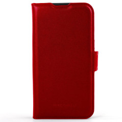 Mike Galeli -  iPhone 16 PRO Etui cuir FABIO Rouge